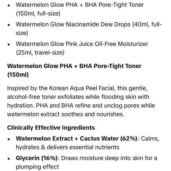 Glow recipe new glass skin set - unused in boxes - Picture 3 of 3